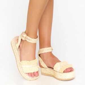 Beach by Matisse The Seashore platform espadrille-style platform size 8